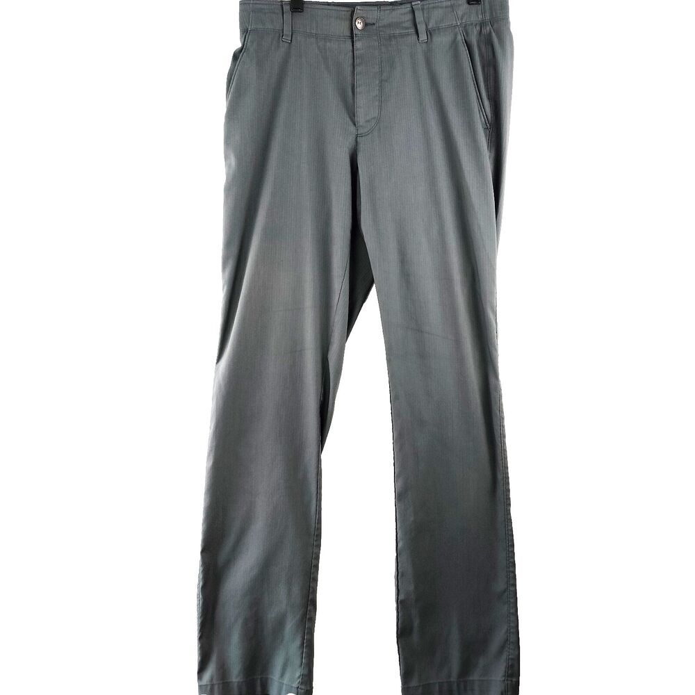 Under Armour Pants Mens Size 34x34 Gray Loose Fit Performance Stretch Golf Chino